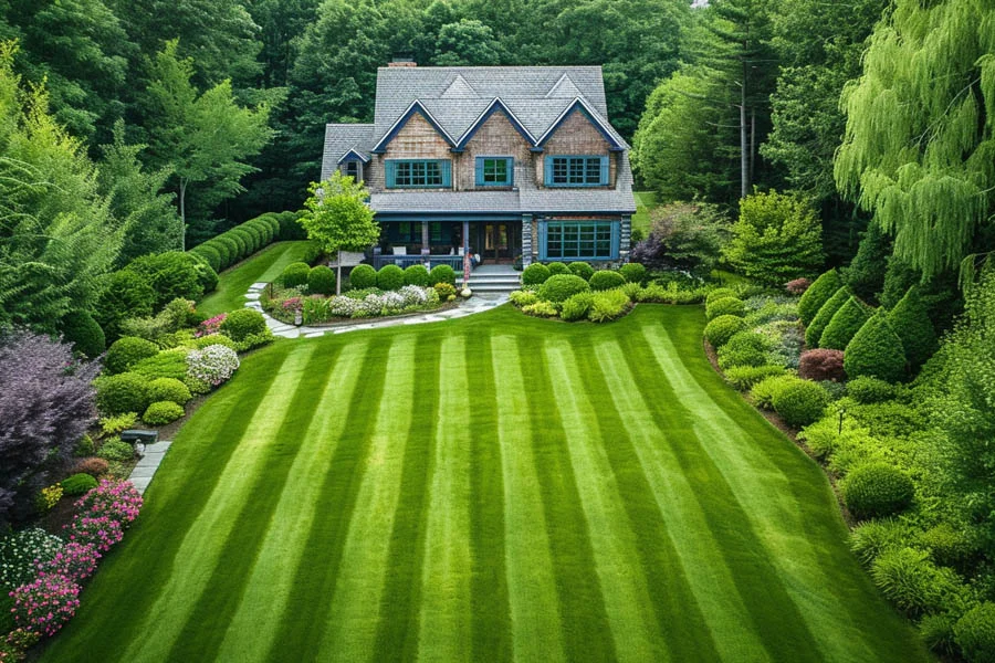 self powered lawn mowers