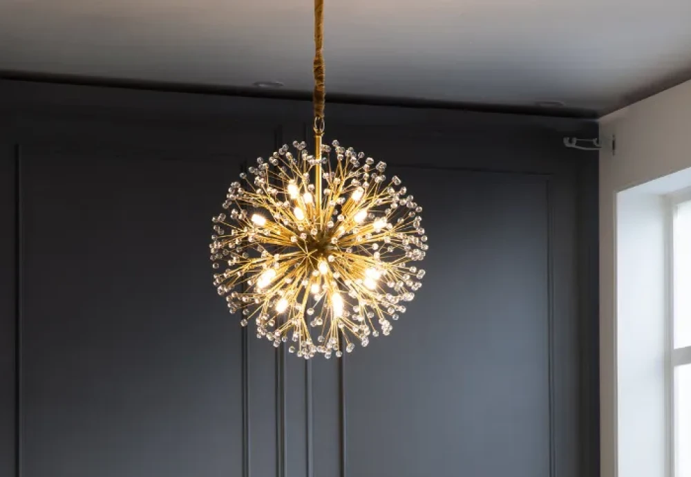 chandelier crystal ball